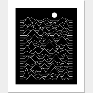 Mountains (for Dark Color) Posters and Art